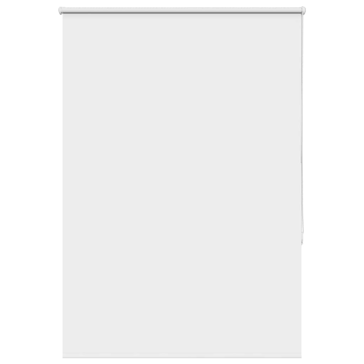 Vidaxl White Roller Blind Blackout 115X150 Cm Fabric Width 110.7 Cm Polyester