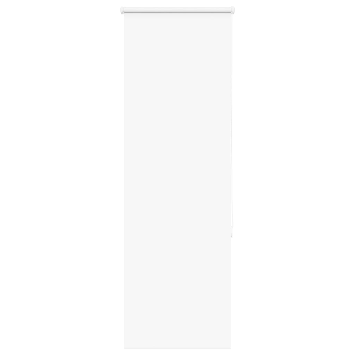 Vidaxl White Roller Blind Blackout 45X130 Cm Fabric Width 40.7 Cm Polyester